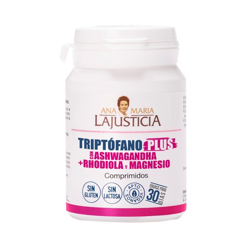 ANA MARIA LAJUSTICIA Complemento nutricional a base de triptófano, ashwagandha, rhodiola y magnesio 60 uds.