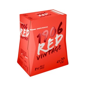1906 RED VINTAGE  Cervezas pack 6 uds. x 33 cl.