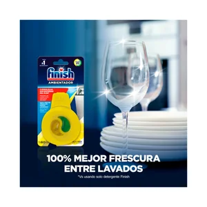 FINISH Ambientador para lavavajillas aroma limón y lima 1 ud.