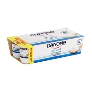 Imagen de DANONE Yogur natural elaborado con fermentos naturales 8 x 120 g.