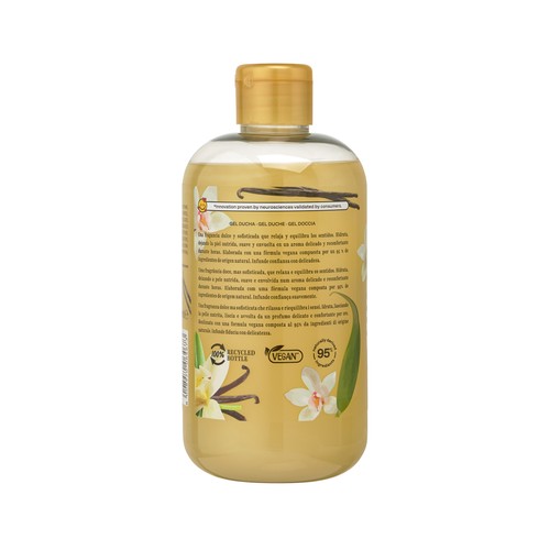 NATURAL HONEY Good feelings sweet crush Gel para ducha o baño con aroma a vainilla 500 ml.