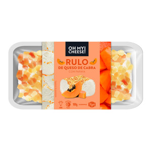 Imagen de OH MY CHEESE! Rulo de queso de cabra con papaya 100g.