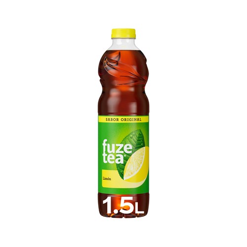 FUZE TEA Bebida té de limón original botella 1,5 l.