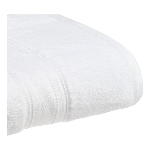 Toalla ducha 70x130cm 500gr, 0 torsion, 100% algodón woven color blanco. ACTUEL