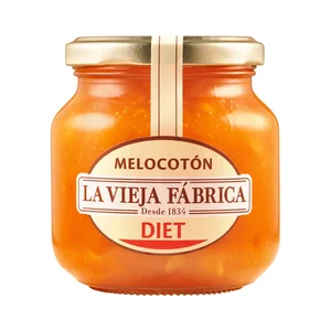 LA VIEJA FÁBRICA Mermelada de melocotón, sin azùcar añadida Diet 280 g.