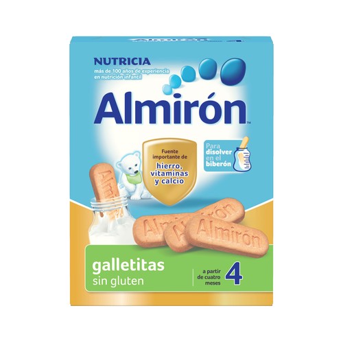 ALMIRÓN Galletitas sin gluten para disolver en el biberón a partir de 4 meses ALMIRÓN 250 g.