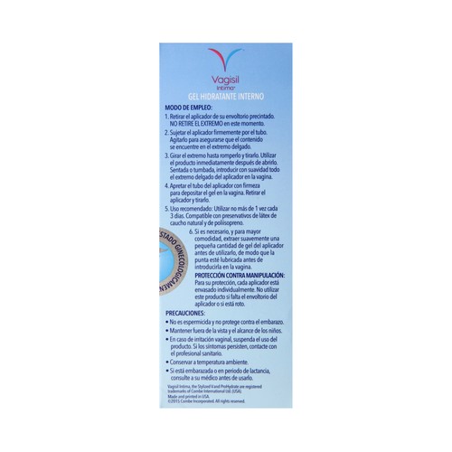 VAGISIL Gel hidratante interno en prácticas monodosis VAGISIL Intima 6 x 5 gr.
