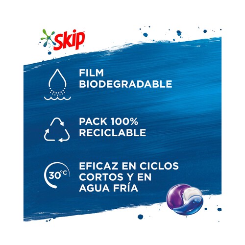 SKIP Ultimate Detergente en cápsulas máxima eficacia 22 lav.