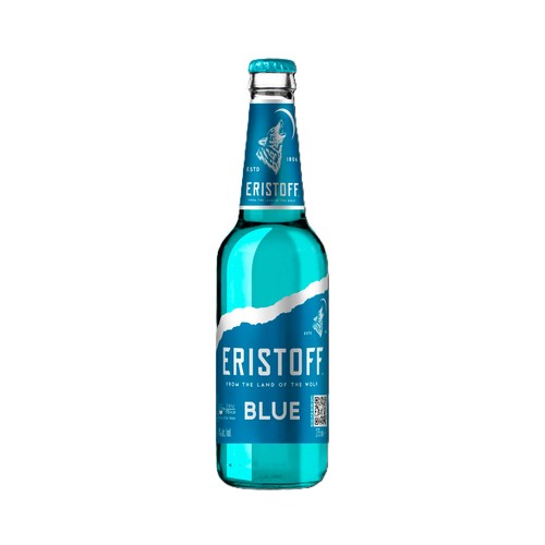 ERISTOFF™ Blue Vodka blanco con sabor a frutos del bosque botella 27.5 cl.