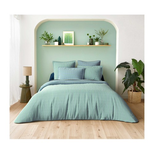 Funda nórdica 105cm recycled polyalg, diseño Brumes Vegetales Tank 3 Home Sweet Home. ACTUEL