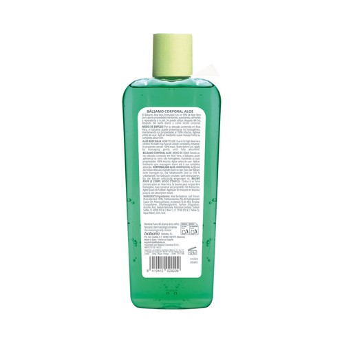 BABARIA Bálsamo corporal reparador con aloe vera 250 ml.