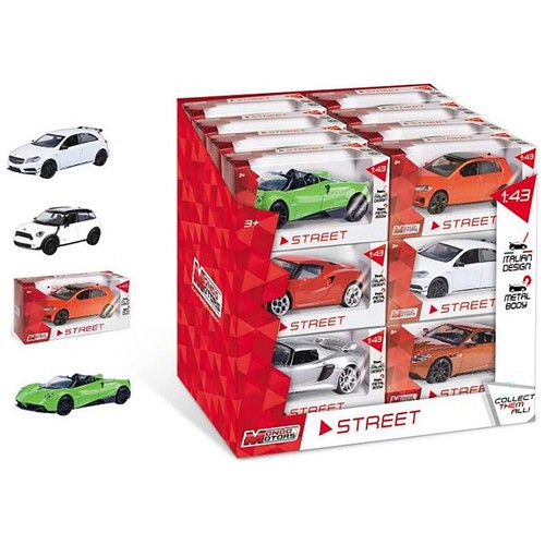 Coche de colección Street Collection a escala 1:43, modelos surtidos, MONDO MOTOR