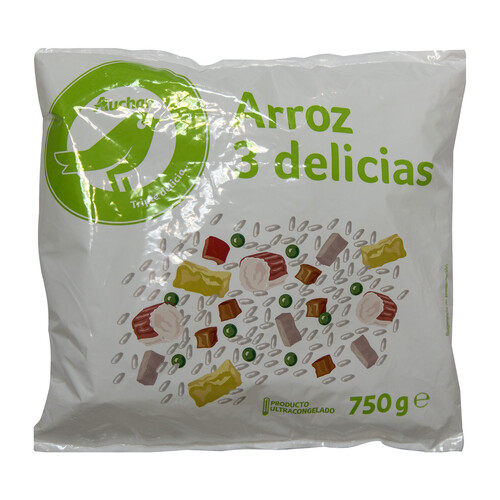 PRODUCTO ECONÓMICO ALCAMPO Arroz tres delicias (con tortilla) 750 g.