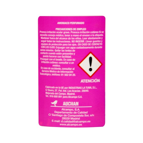 PRODUCTO ALCAMPO Amoniaco perfumado 1,5 l.
