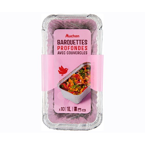 PRODUCTO ALCAMPO Bandejas de aluminio 1 l. PRODUCTO ALCAMPO 10 uds.