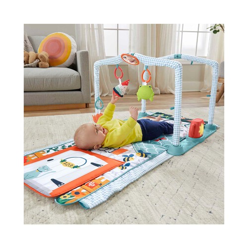 Gimnasio casita de campo en Alfombra de actividades Con luces