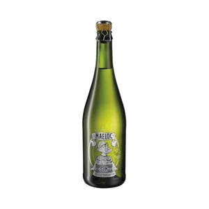 MAELOC Sidra natural sin alcohol, sin azucares añadidos y con stevia botella 75 cl.