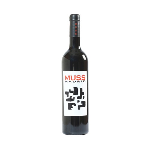 Imagen de Vino tinto con denominación de origen Vinos de Madrid MUSS botella de 75 cl.