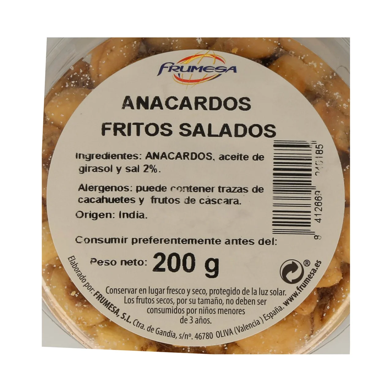 Anacardo, 200 g.