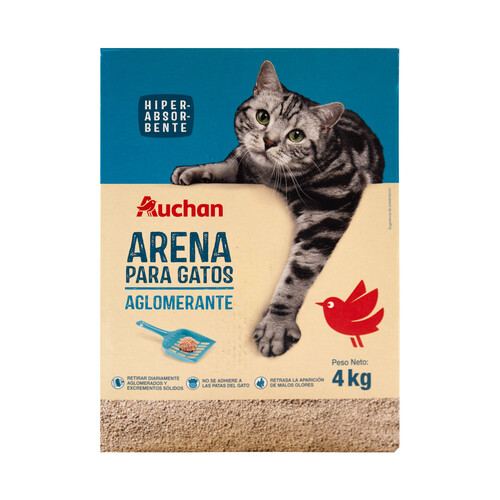 PRODUCTO ALCAMPO Arena aglomerante para gatos 4 kg.