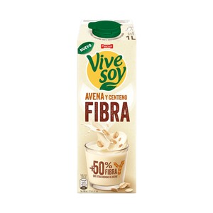 VIVESOY Bebida de avena y centeno; fibra 100% 1 L
