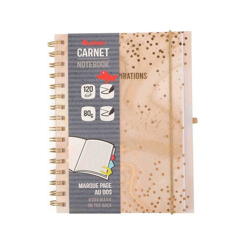 Cuaderno A5 80G 120H+5 Sep. Tp Hojas Raya/Blanco FSC PRODUCTO ALCAMPO