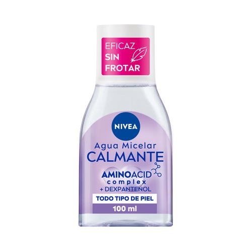 NIVEA Aminoacid complex Agua micelar desmaquilladora de rostro y ojos, para todo tipo de pieles 100 ml.