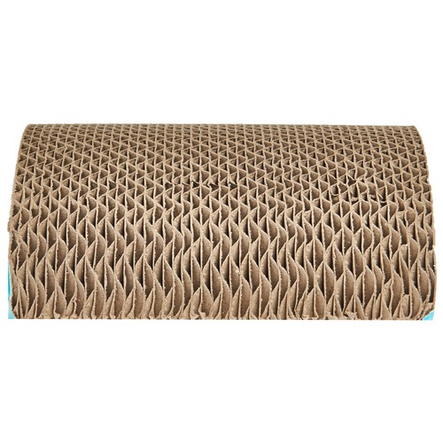 PRODUCTO ALCAMPO Rascador corrugado de 45 cm. para gatos, con forma de onda.