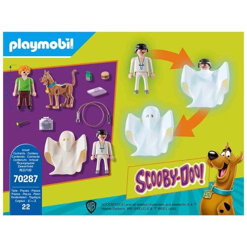 PLAYMOBIL scooby-doo! scooby & shaggy con fantasma