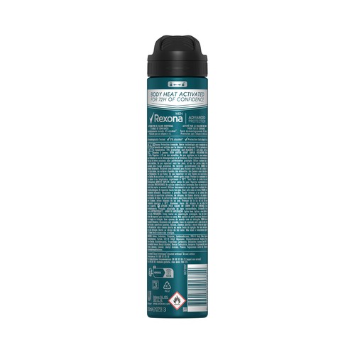 REXONA Men invisible Desodorante spray para hombre, anti manchas 200 ml.