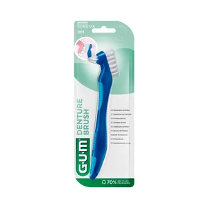 GUM Cepillo para la limpieza de las prótesis dentales.