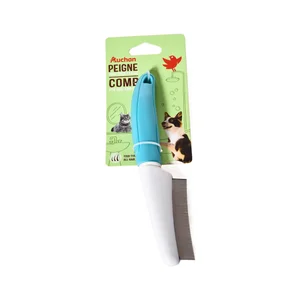 PRODUCTO ALCAMPO Cepillo para perro o gato, para todo tipo de pelaje, 20,5 cm.