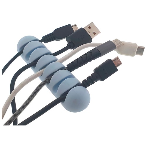 Pack 2 organizadores 7 clips 1,4cm autoadhesivo. OSCA CONNECT