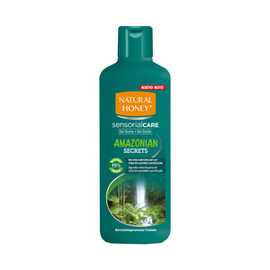 NATURAL HONEY Gel de baño o ducha enriquecid con aceite de castaña de Brasil NATURAL HONEY Amazonian secrets 600 ml.