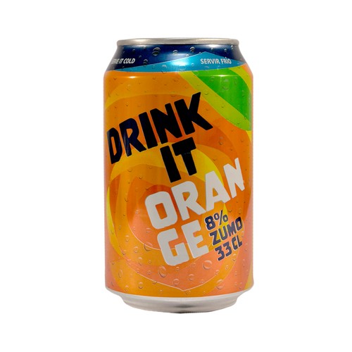 DRINK IT Refresco de naranja con gas lata 33 cl.