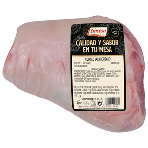 Imagen de EMCESA Codillo salmuerizado, elaborado sin gluten y envasado al vacio.