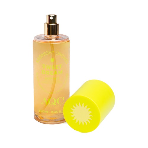 AQC FRAGANCES Midnight orchid Spray corporal con aroma a ambar negro y vainilla 250 ml.