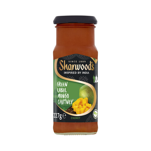SHARWOOD'S Salsa india de mango chutney SHARWOOD'S, 227 g.