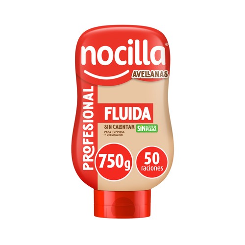 NOCILLA Crema de cacao avellanas boca abajo 750 g.