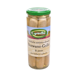Imagen de GRAEFKE Salchichas Alemanas Bratwurst-Griller 300 g.