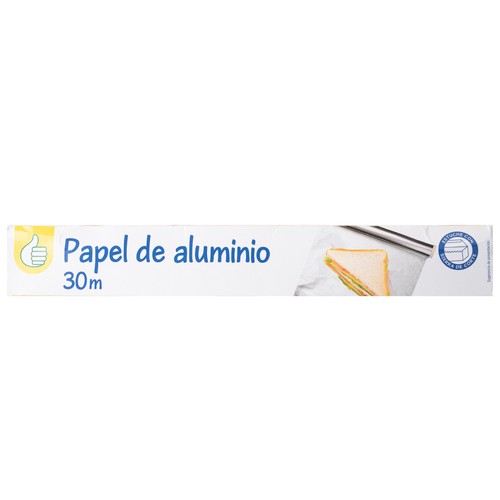 Papel de aluminio PRODUCTO ECONÓMICO ALCAMPO 30 mts.