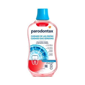 PARODONTAX Enjuague bucal dario sin alcohol, para el cuidado de las encías PARODONTAX 500 ml.