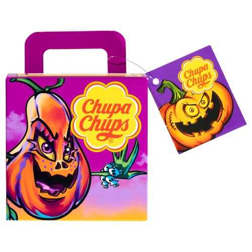 CHUPA CHUPS Caramelo con palo halloween caja mix 103gr
