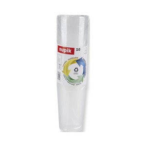 Vasos de Plástico Reutilizables Especiales para Cerveza, 0,57 Litros, 10 Unidades, Nupik.