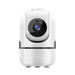 Cámara de seguridad WIFI MUVIT iO, full HD 1080P, uso interior, rotativa 360º, visión automática, tarjeta SD, control con APP.