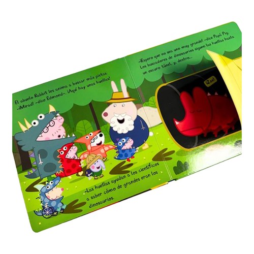 PEPPA PIG. La gran búsqueda del dinosaurio. Un libro con solapas, HASBRO. 