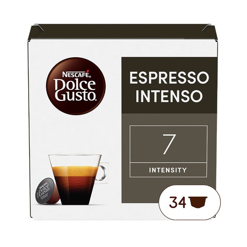 Café Espresso Intenso en cápsulas, intensidad 7 NESCAFÉ DOLCE GUSTO 34 uds.