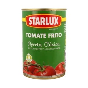 STARLUX Tomate frito, sin conservantes ni colorantes 400 g.