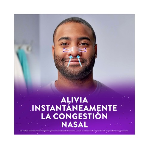 ZZZQUIL Sueño Tiras nasales para el alivio de la congestión 10 uds.