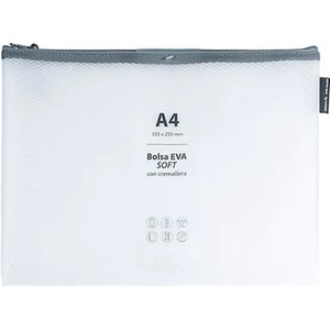 Imagen de Bolsa zipper A4 en colores mate surtidos GRAFOPLAS.